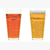 Const. & Dec. - American Heritage - Pint Glasses - Set of 2