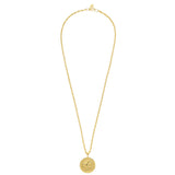 Gold USA Coin on 30" Rope Chain Necklace