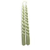 Twisted Taper Candles, 2/bag, 12 bags per carton: 14 Lilac