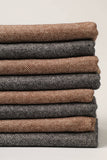 Herringbone Cashmere Feel Muffler Classic Scarf: ZDB101011-BLACK / One Size