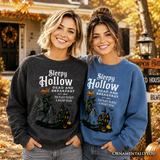 Headless Horseman Sleepy Hollow Halloween Dark Sweatshirt, Dead and Breakfast Retro Sweater: Navy / M