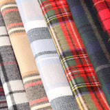Cashmere Feel Plaid Pattern Scarf - Multiple-Pattern Print: ATW21001-CAMEL / ONE SIZE