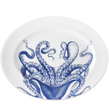 Lucy the Octopus Large Oval Rimmed Platter