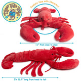 Lenora The Lobster | 13 Inch Stuffed Animal Plush