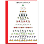 12 Days of Christmas Card - Boston Christmas Holiday Card