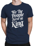 Bold Patriotic Quote Men's T-shirt: Navy / 100% US Cotton / XL