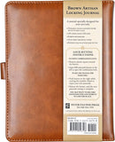 Brown Artisan Locking Journal