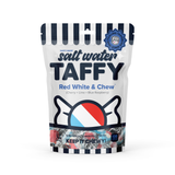 Red White & Chew™ Taffy (Cherry+Lime+Blue Raspberry): Personal (7oz)