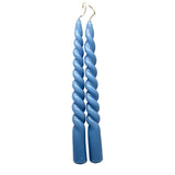 Twisted Taper Candles, 2/bag, 12 bags per carton: 14 Lilac