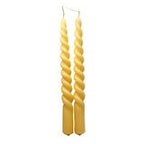 Twisted Taper Candles, 2/bag, 12 bags per carton: 19 Wine Red