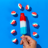 Red White & Chew™ Taffy (Cherry+Lime+Blue Raspberry): Personal (7oz)