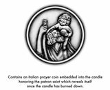 Saint Christopher 11 oz Candle