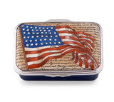 The American Vintage Flag Enamel Box