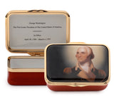 George Washington Enamel Box