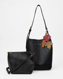Liza Black two in one bucket bag