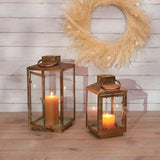 Old World Metal Lantern Set