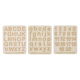 Wooden Numbers Tracing Boards w/ Stylus
