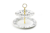 Mystic Web Fine Porcelain 2-Tier Server