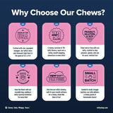 Red White & Chew™ Taffy (Cherry+Lime+Blue Raspberry): Personal (7oz)