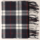 Cashmere Feel Plaid Pattern Scarf - Multiple-Pattern Print: ATW21001-CAMEL / ONE SIZE