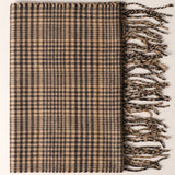 Cashmere Feel Plaid Pattern Scarf - Multiple-Pattern Print: ATW21001-CAMEL / ONE SIZE