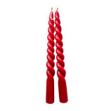 Twisted Taper Candles, 2/bag, 12 bags per carton: 14 Lilac