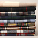 Cashmere Feel Plaid Pattern Scarf - Multiple-Pattern Print: ATW21001-CAMEL / ONE SIZE