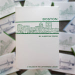 Boston Letterpress Library Note Card Set