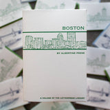 Boston Letterpress Library Note Card Set