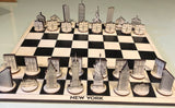 Boston vs. New York Wooden Chess Set