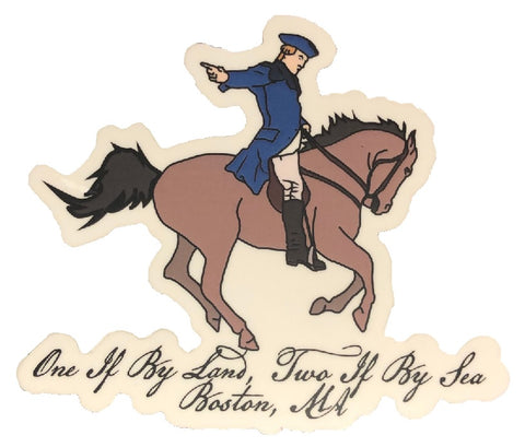 Revere One if By Land Sticker