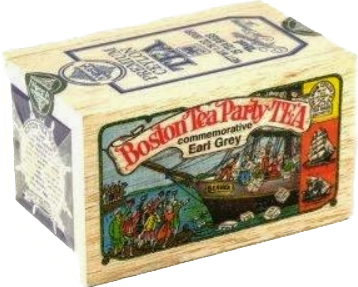 Boston Tea Party Teabag Crate
