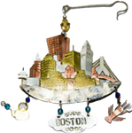 Boston Skyline Ornament
