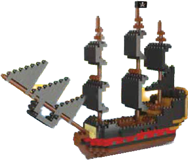 Pirate Ship Mini Blocks